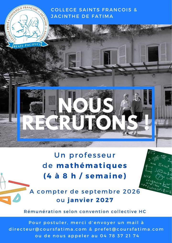 Collège Saints François et Jacinthe de Fatima  Lyon